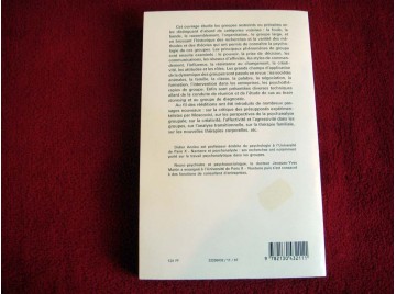 La dynamique des groupes restreints - Anzieu, Didier - Broché - Éditions Presses Universitaires de France  