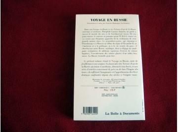 Voyage en Russie  - Liechtenhan, Francine-Dominique -  Gautier, Théophile - Éditions La Boîte à Documents - 2017