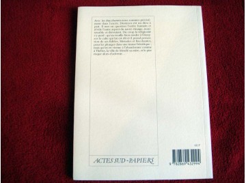 Les Bacchantes -  Euripide - Jean-Daniel Magnin - Éditions Actes Sud Papiers - 1992