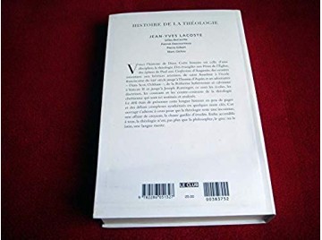 Histoire de la Théologie - LACOSTE Jean-yves - Broché - Éditions du Seuil -2009