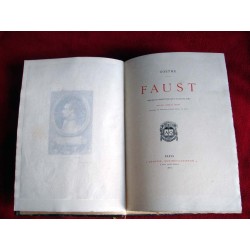 Goethe. Faust, première partie. Préface et traduction de H. Blaze de Bury. Onze eaux-fortes de Lalauze.