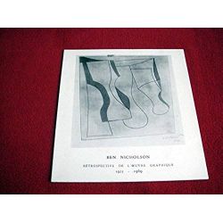 Ben Nicholson :  catalogue de l'exposition du Musée de l'Abbaye Sainte-Croix, mai 1977-juillet 1977  - les Sables d'olonne.