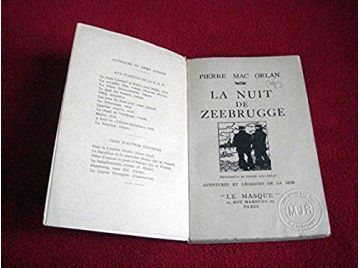 La Nuit du Zeebrugge - Mac-Orlan Pierre - Frontispice de l'Auteur - Éditions le Masque - 1934
