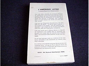 L'amerique latine, la doctrine monroe et le panamericanicme  - Pierre Queuille - Éditions Payot - 1968