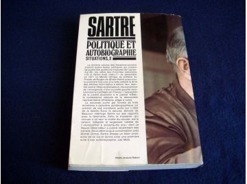 Politique et Autobiographie - Situations X - Jean-Paul SARTRE - Éditions Gallimard - Collection Blanche - 1976