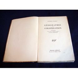 Géographie & Colonisation - Georges HARDY - Collection Géographie Humaine - Éditions Gallimard - 1933