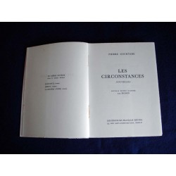 Les circonstances  - Courtade Pierre - les Éditeurs Français Réunis .