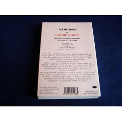 Mémoires de Madame de CAMPAN - Première Femme de Chambre de Marie-Antoinette - Collection le Temps Retrouvé - Éditions du Mercur