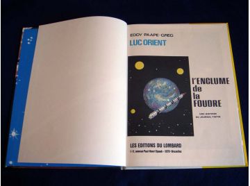 L'Enclume de la Foudre - Luc ORIENT - Eddy PAAPE-GREG - Éditions du Lombard - 1978