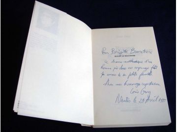 Rouget le braconnier - OURY, Louis  - Édition Originale - Envoi Autographe