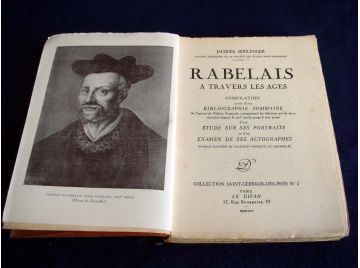 Rabelais à travers les âges, compilation suivie d'une bibliographie sommaire - BOULENGER Jacques