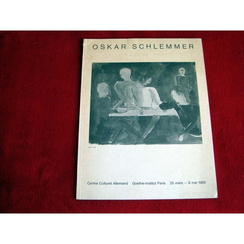 Oskar Schlemmer 1888-1943. Exposition de dessins et d'aquarelles au Centre Culturel Allemand de Paris - 1969