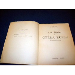 Un siècle d'opéra Russe de Glinka à Stravinsky - Hofmann R - Corréa