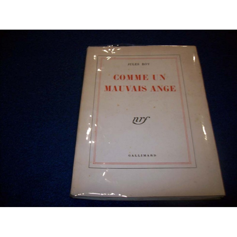 COMME UN MAUVAIS ANGE - Roy Jules -1947 - Gallimard